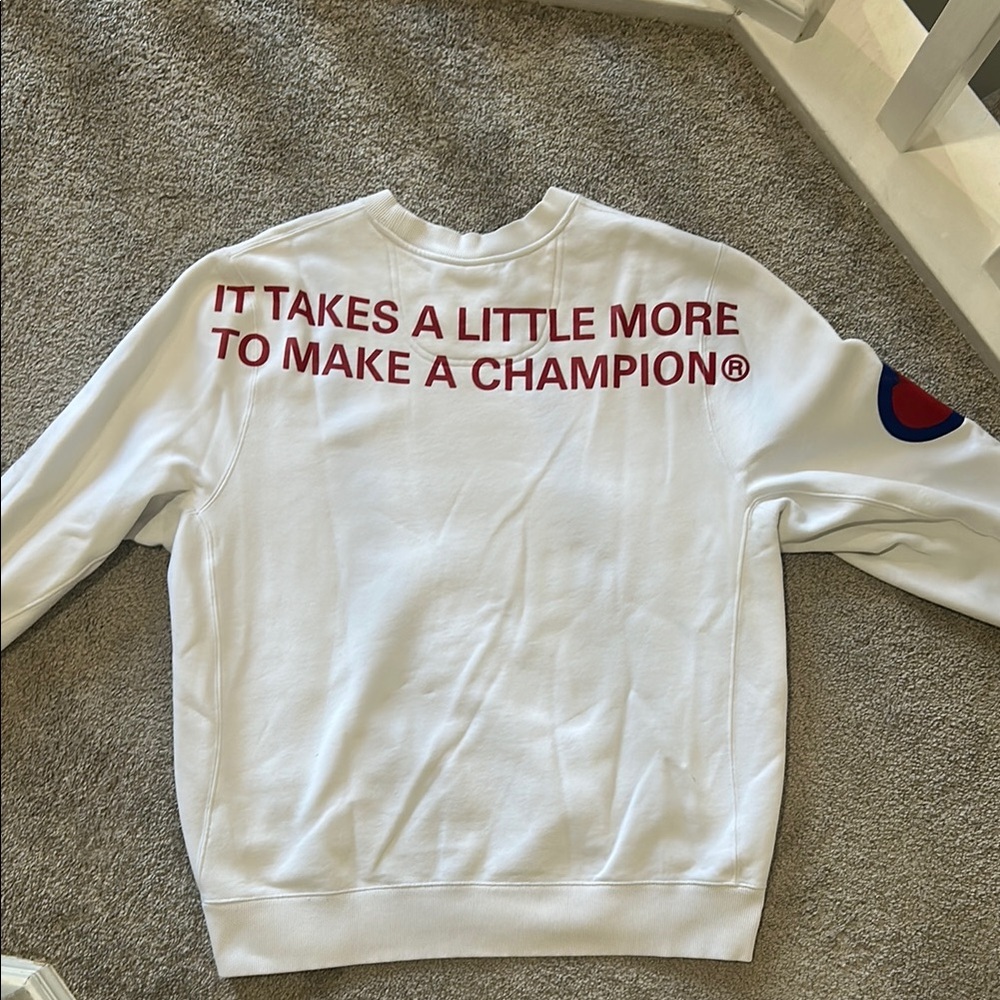 Champion White Sweater for Men - Picture 3 of 3